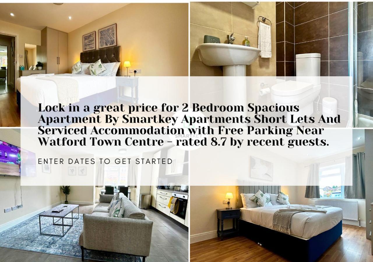 Modern 2 Bed 2 Bath Apartment Free Parking Watford  Zewnętrze zdjęcie